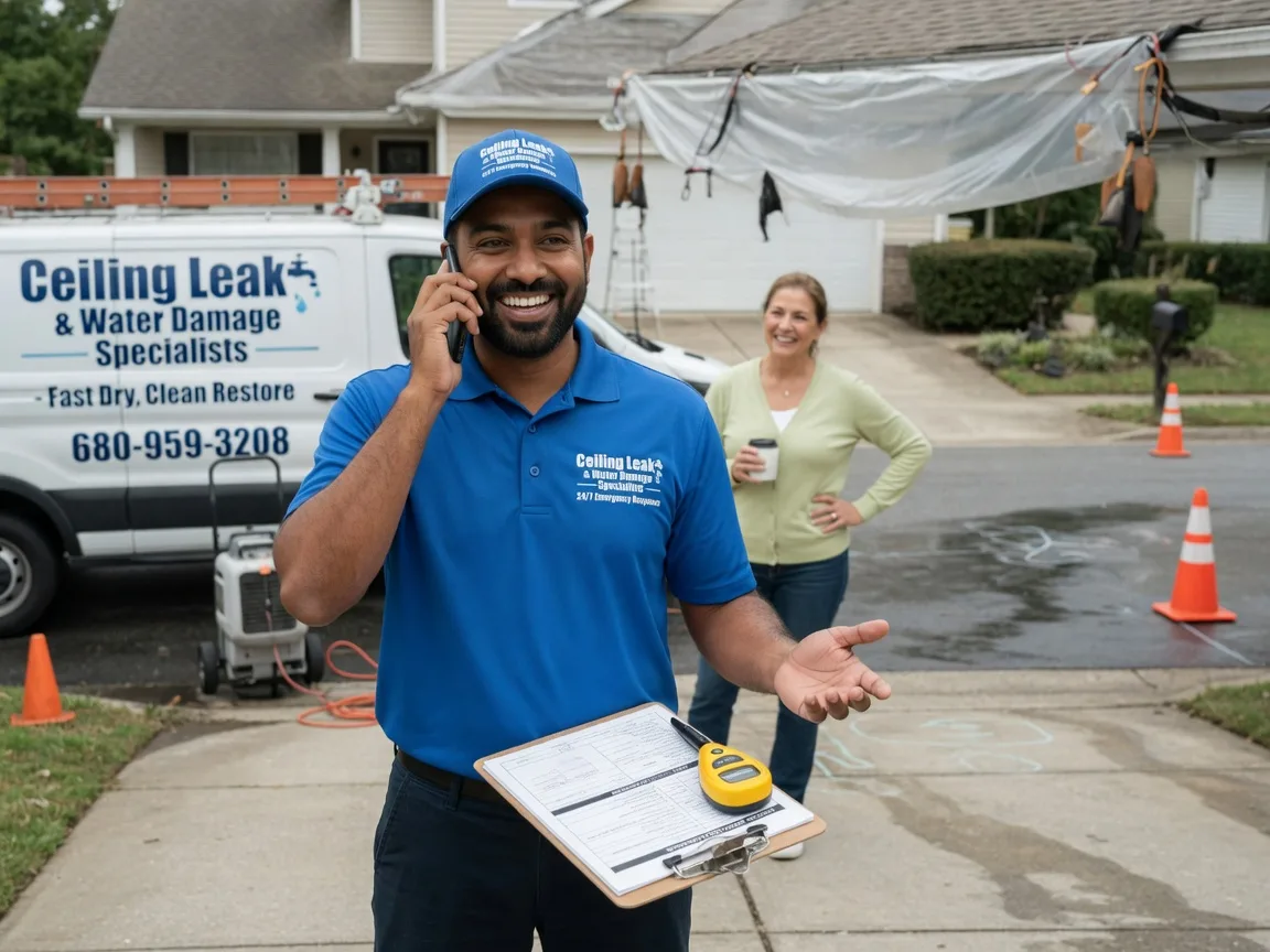 Ceiling Leak Cleanup Bridgton, ME FAQs